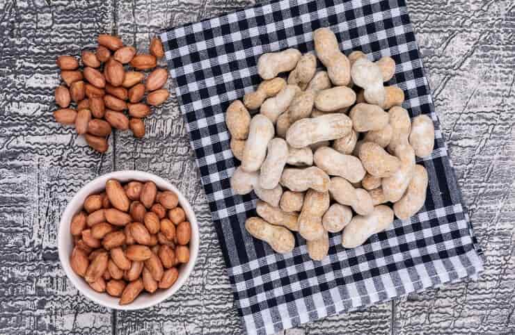 تصویر 4 از قیمت بادام زمینی شور با کیفیت ارزان + خرید عمده